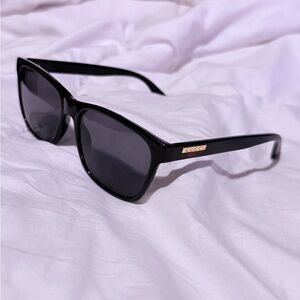 Gucci GG0746S Men’s Black Rectangular Sunglasses Gray Lenses